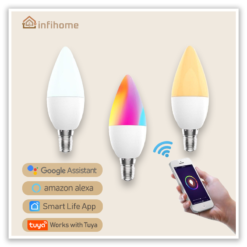 Smart WiFi Dimmable LED Bulb RGB 2700-6500K C+W 4.5W