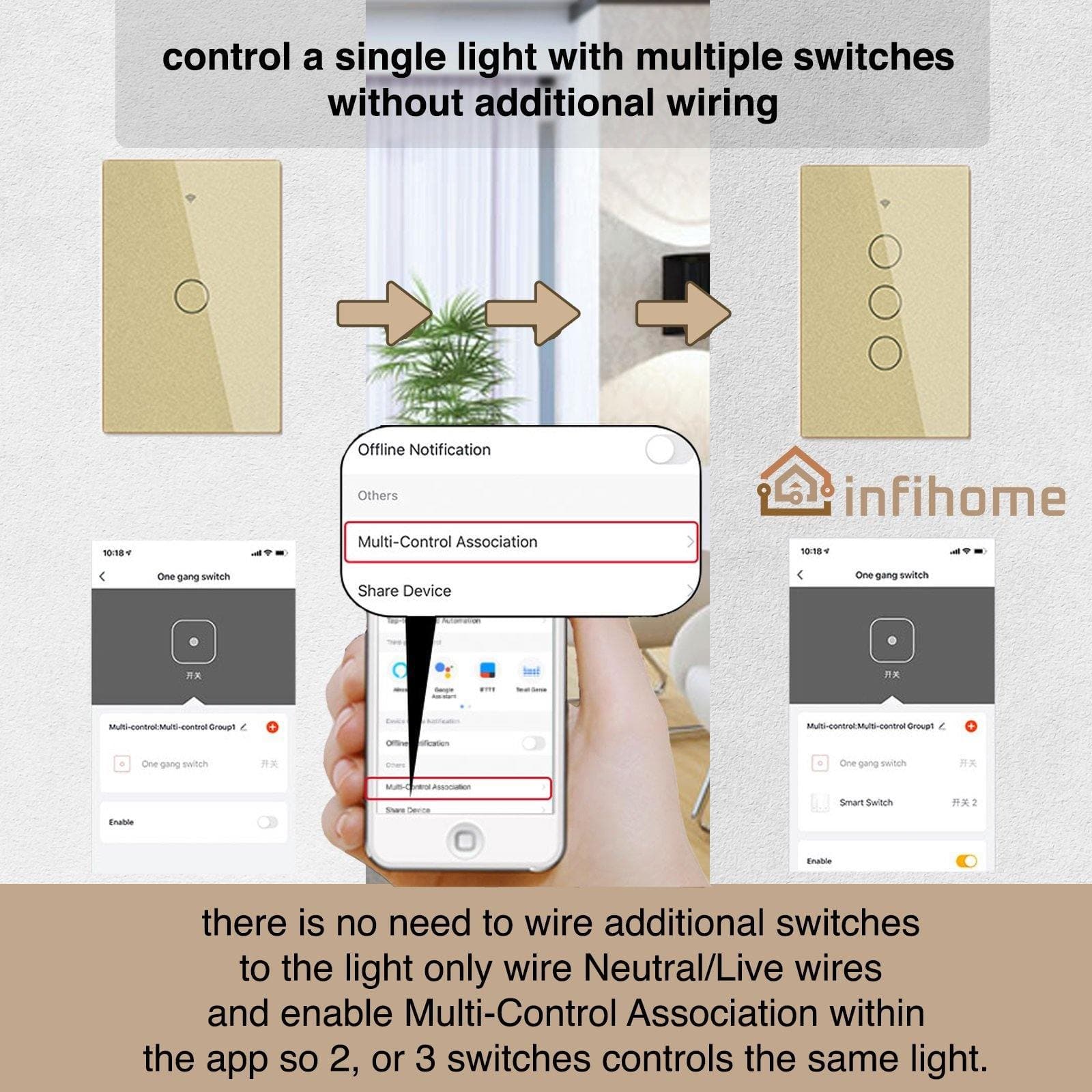 us-gold-smart-switch-touch-glass-23-way-rf433-infihome-718874