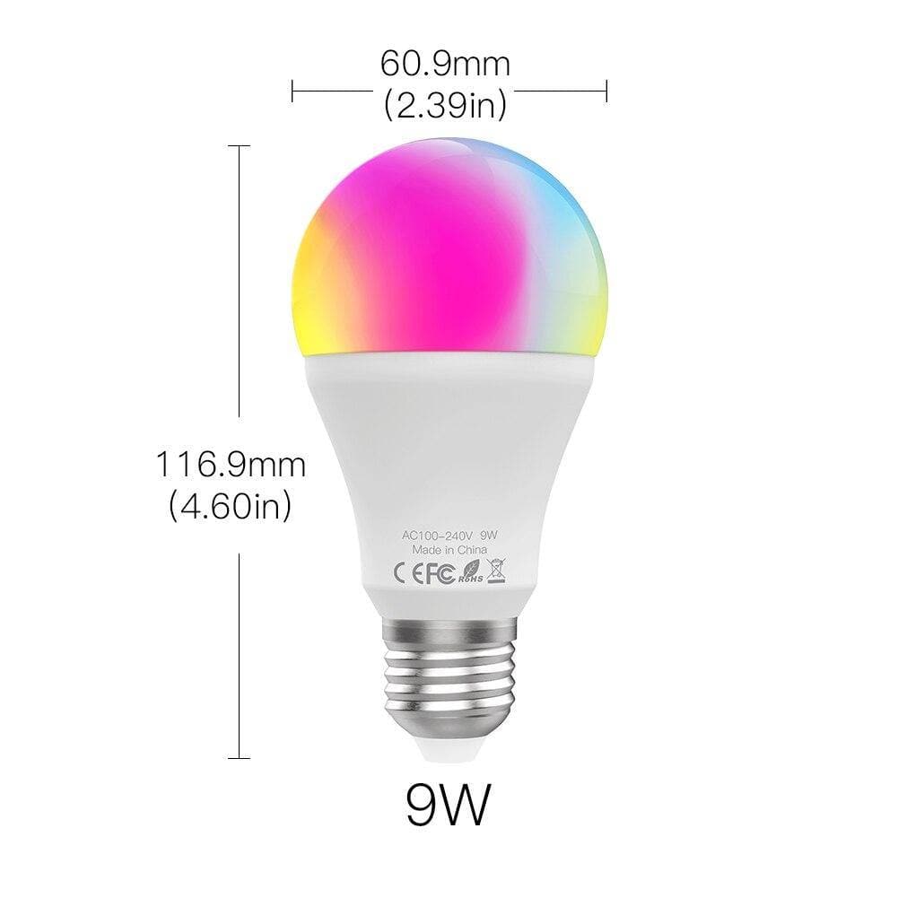 wifi-smart-led-dimmable-lamp-9w-rgb-cw-e27-linked-habitat-619175 WiFi Smart LED Dimmable Lamp 9W RGB Cold+ Warm - InfiHome