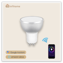 WiFi Smart LED Dimmable Lightbulbs, RGBW Cold +Warm White, GU10