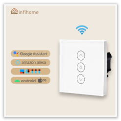 WiFi Smart Light Dimmer Touch Switch EU White